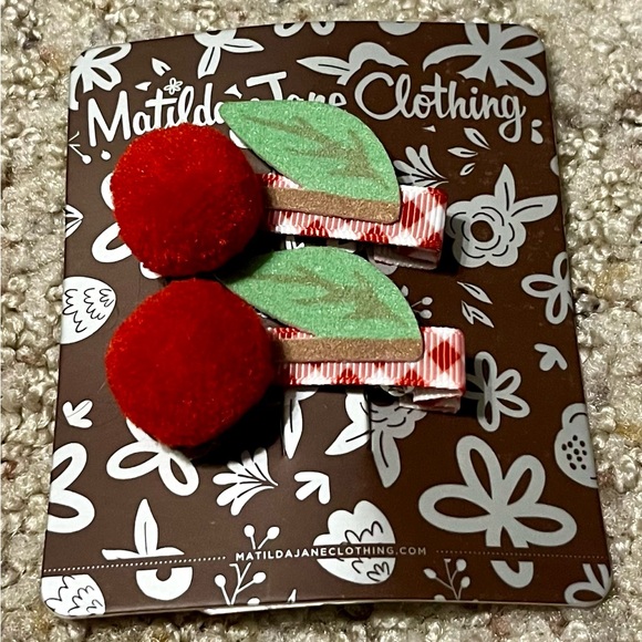 Matilda Jane Cherry Clip Set - Picture 1 of 1